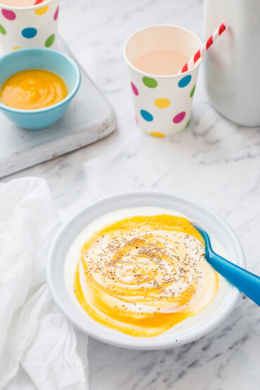 Apricot Yogurt Swirl