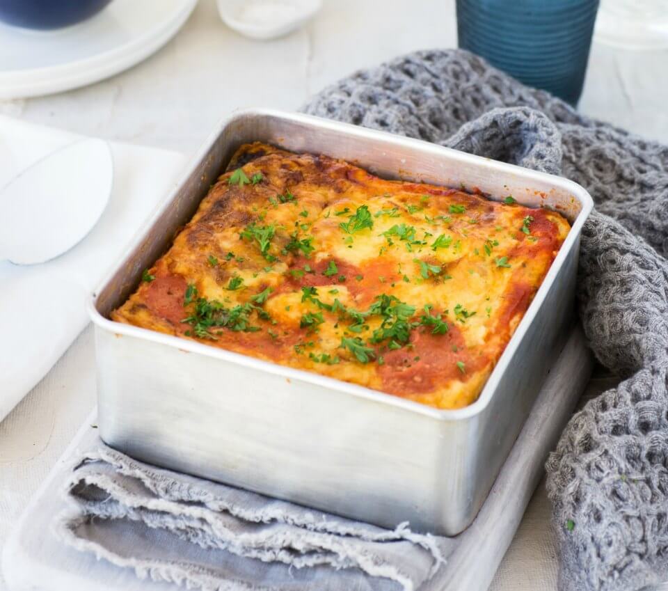 Spinach and Sweet Potato Lasagne