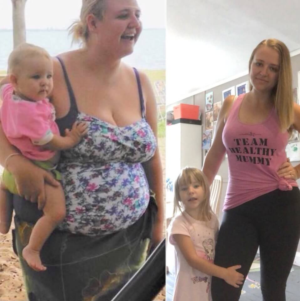 Cicily has dropped 53kg and gone down 6 dress sizes in 15 months!