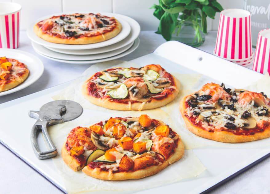 2 Ingredient Pizza Dough for back to school lunches