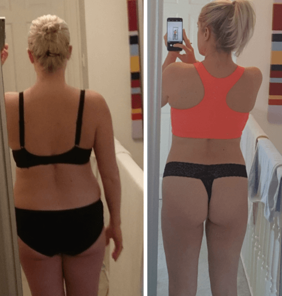 Back transformation of London Photoshoot Winner Gemma