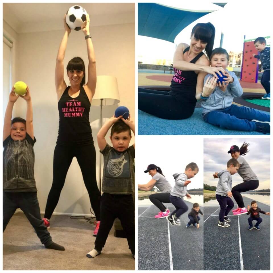 6 exercises you can do with the kids by your side