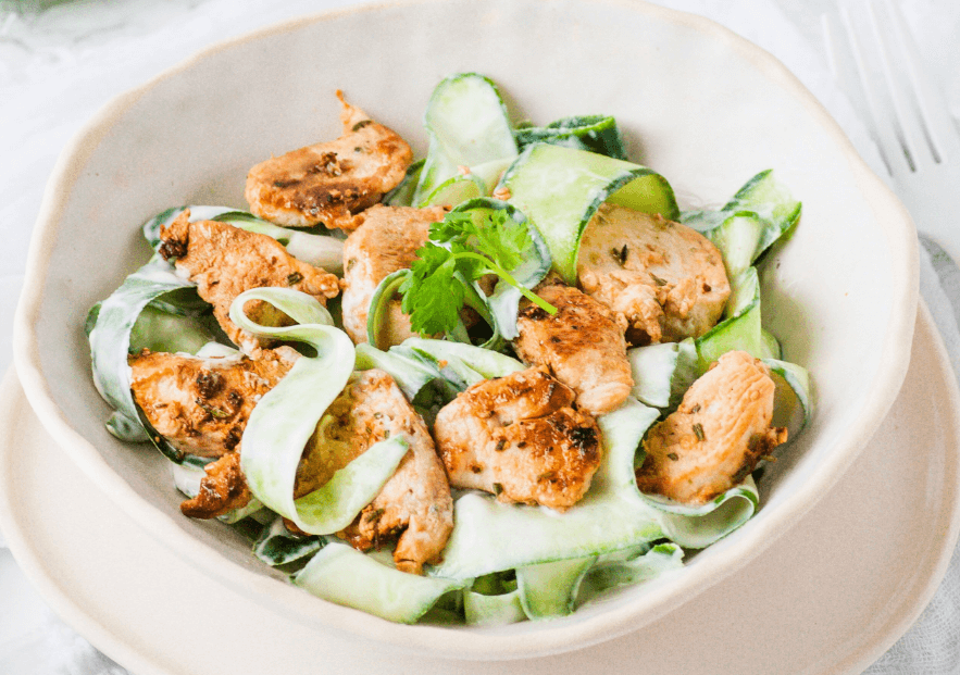 chicken-cucumber