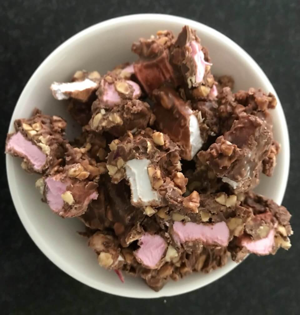 4 ingredient sugar free rocky road 