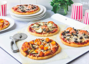 Healthy pizza