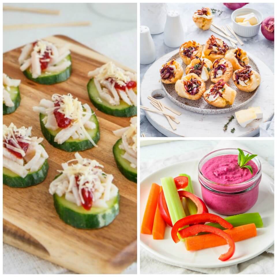 5 healthy Christmas canapes