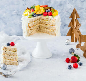 Coconut Passionfruit Cake Whiteout