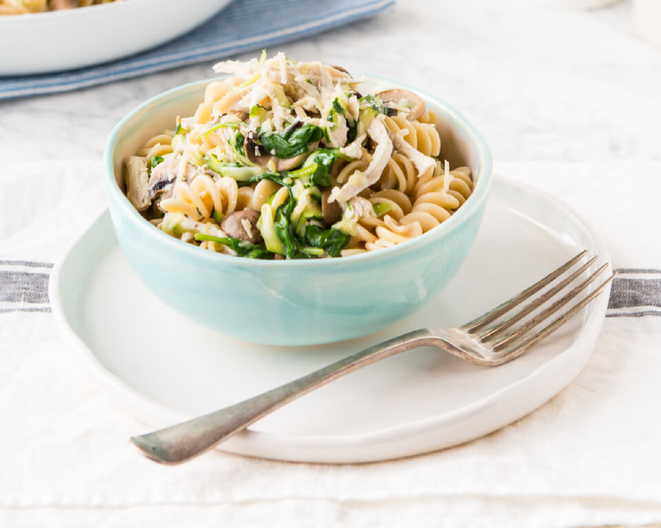 Creamy Chicken Mushroom Pasta