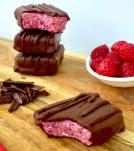 Cure chocolate cravings with this raspberry ripe