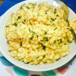 Kid-friendly healthy macaroni and cheese