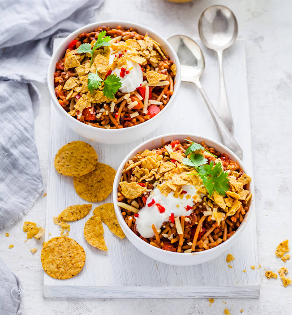 Cheesy Taco Pasta