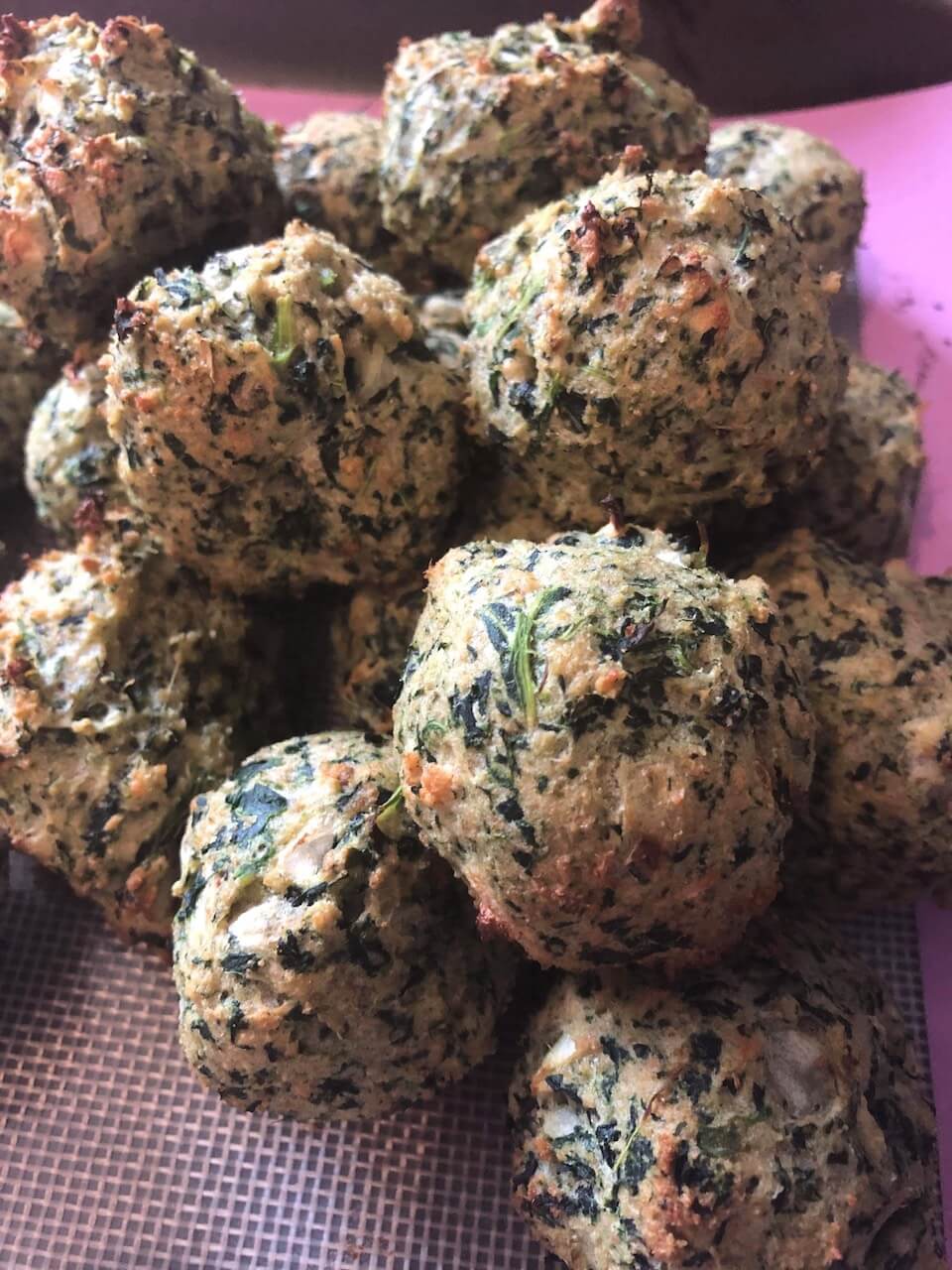 Elizabeth Clare spinach balls