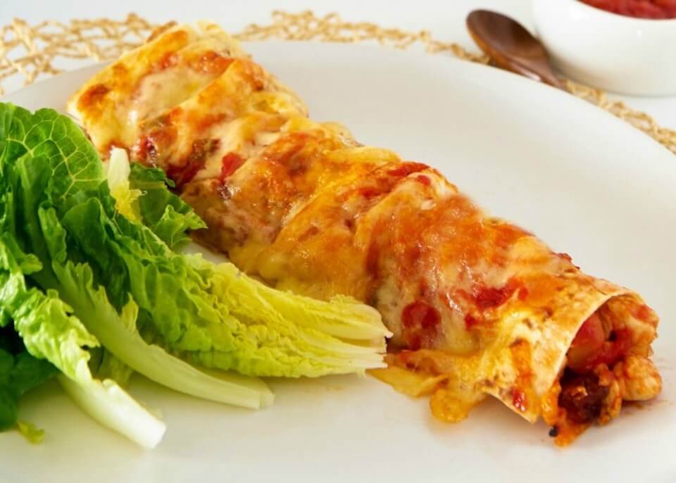 Chicken and Chorizo Enchiladas